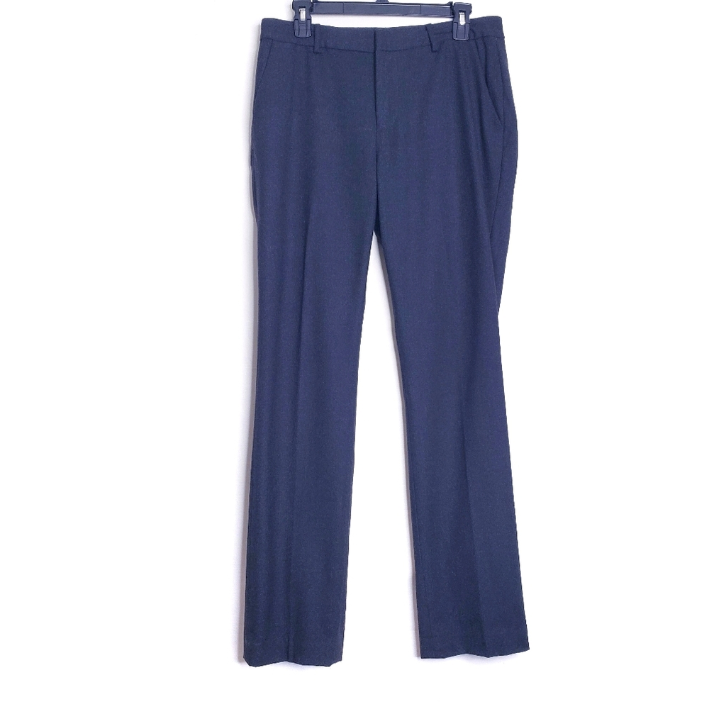 Ralph Lauren Charcoal Gray Wool Blend Trouser Slacks Dress Pants Women's Size 10